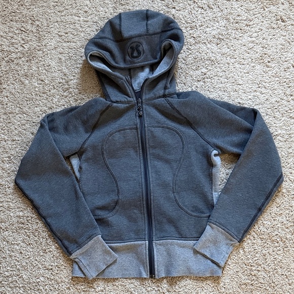 lululemon athletica Sweaters - 54. | Lululemon { Dark Grey | Full-Zip scuba